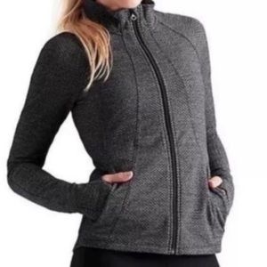 Athleta Heartbeat Hope athletic full zip jacket, small
